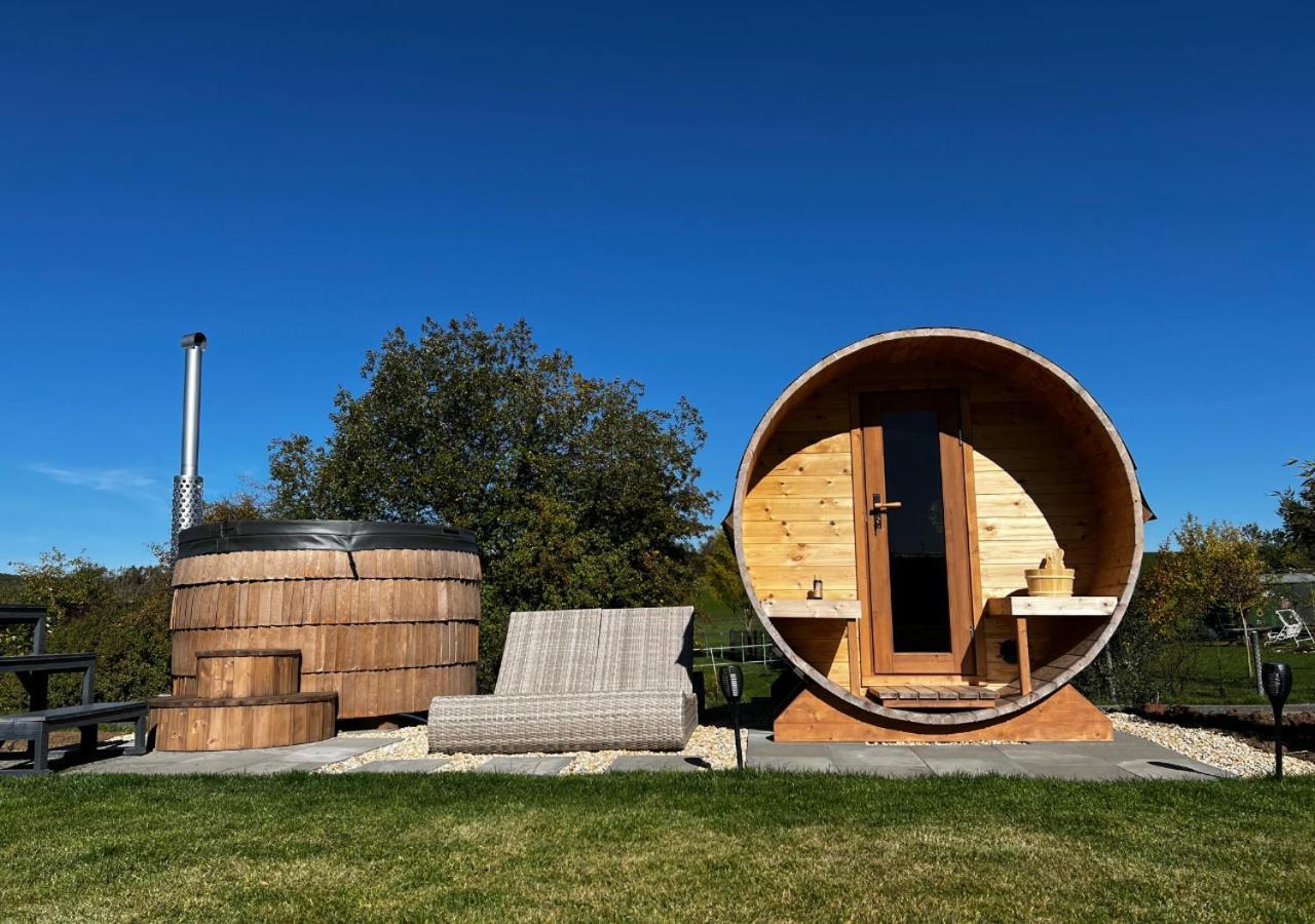Tirolian Lodge North, Whirlpool, Sauna, Lagerfeuer Bundorf Exteriér fotografie